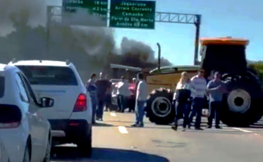 Protesto: Três pontos com paralisação no extremo sul 
