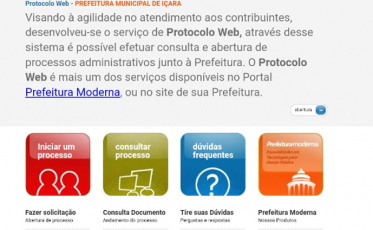 Protocolo web agiliza processo para emissão de alvarás em Içara