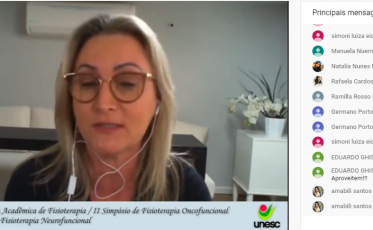 Jornada de Fisioterapia da Unesc aborda profissão e atendimento