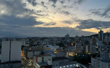 Quarta-feira com risco de chuva no Sul de SC