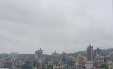 Quarta-feira com nebulosidade e chuva fraca no Sul do Estado