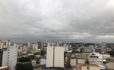 Sexta-feira com chuva fraca no Sul de SC