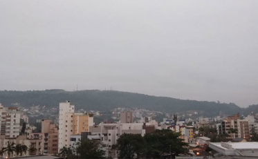 Sexta-feira nublada e com chance de chuva