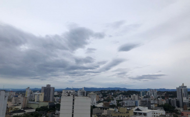 Quinta-feira de nebulosidade no Sul de Santa Catarina
