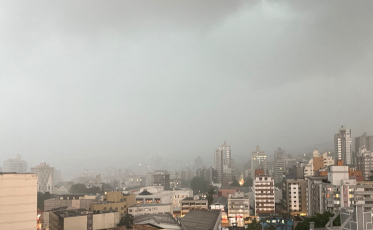 Previsão indica risco de temporais nesta sexta-feira no Sul de SC