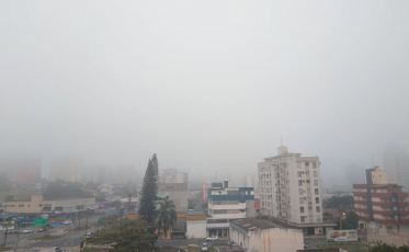 Terça-feira começa com neblina no Sul