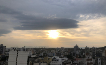Chuva e clima frio no Sul de Santa Catarina