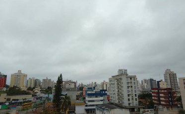 Terça-feira nublada na região Sul