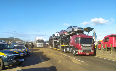 EM ATUALIZAÇÃO: Santa Catarina tem 29 interdições em rodovias federais	