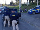 PRF flagra mais de 700 motoristas ultrapassando em local proibido no feriado de Natal