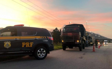 Trânsito livre em todas as rodovias federais de Santa Catarina