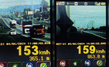 PRF flagra 150 motoristas acima do limite da velocidade em dois dias na BR-101 Sul