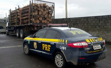 Caminhões com excesso de peso são flagrados na BR-101