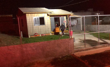 Princípio de incêndio é registrado em casa em Araranguá