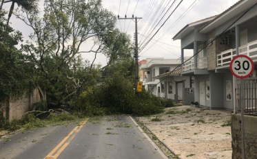 Desde sábado, cerca de 43 mil unidades consumidoras ficaram sem energia no Sul do Estado