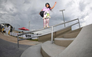 Rayssa Leal, a Fadinha sensação do esporte brasileiro, esteve em Criciúma em janeiro