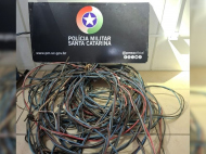 Estabelecimentos foram interditados durante a Operação Fio Desencapado | Foto: Divulgação/PM