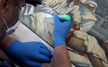 Obra de Willy Zumblick, é restaurada no Unibave