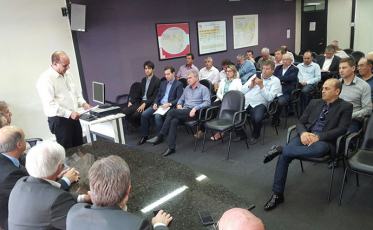 Prefeitos da Amesc são recebidos por Serpa na Capital