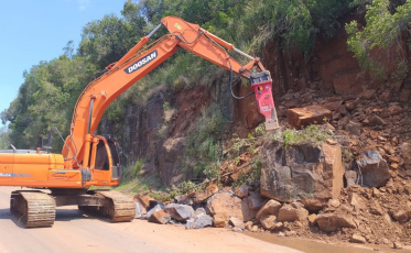 Serra da Rocinha segue interditada após novo deslizamento