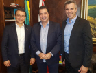Deputado Minotto trata das Bolsas do Artigo 170 com Governador Moisés