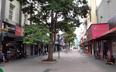 Isolamento social em queda em Santa Catarina