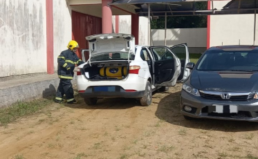 Bombeiros são acionados após vazamento de GNV em Sangão