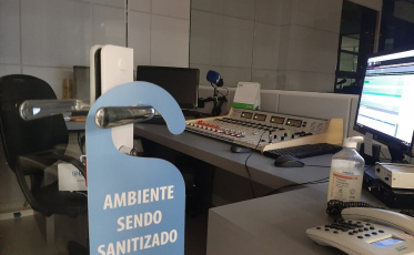 Coronavírus: Rádio Som Maior passa por sanitização 