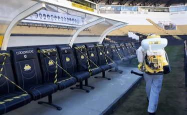 Antes da bola rolando, nova sanitização no Majestoso