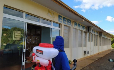 Como funciona o processo de sanitização e desinfecção nas escolas estaduais 