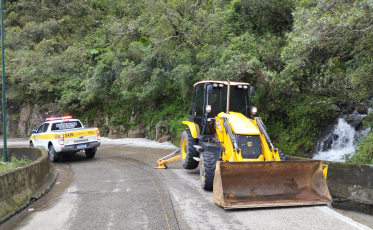 Serra do Rio do Rastro: trecho da SC-390 está em meia pista