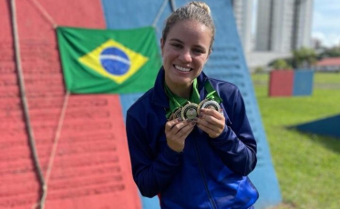 Sargento Paula, do 28º GAC, é campeã em Jogos Estaduais