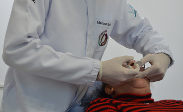 A alegria de poder voltar a sorrir