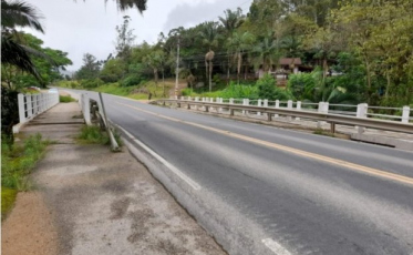 Liberado o tráfego na ponte da SC-370 na Região Sul