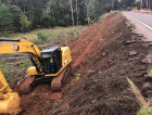 Estado trabalha no conserto de rodovia rachada na Serra