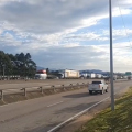 Bloqueio na Ponte Anita Garibaldi gera 5 km de filas na BR-101
