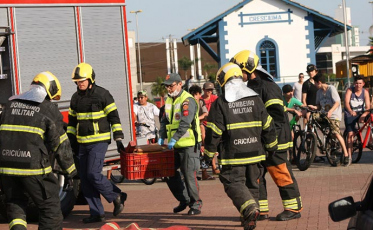 Semana Nacional do Trânsito: simulação de resgate e conscientização de motoristas