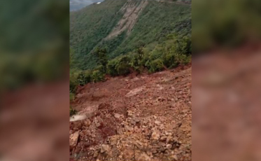 Serra da Rocinha é totalmente interditada após deslizamentos na BR-285