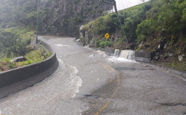 Serra do Rio do Rastro está interditada após deslizamentos de terra e alagamentos