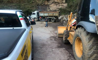 Secretaria de Infraestrutura remove totalmente barreira na Serra do Rio do Rastro