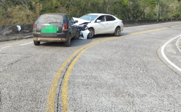Motorista invade contramão e causa acidente na Serra do Rio do Rastro