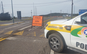 Serra do Rio do Rastro estará fechada na noite deste sábado
