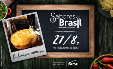 Comida mineira estrela o Festival Sabores do Brasil do Sesc/SC