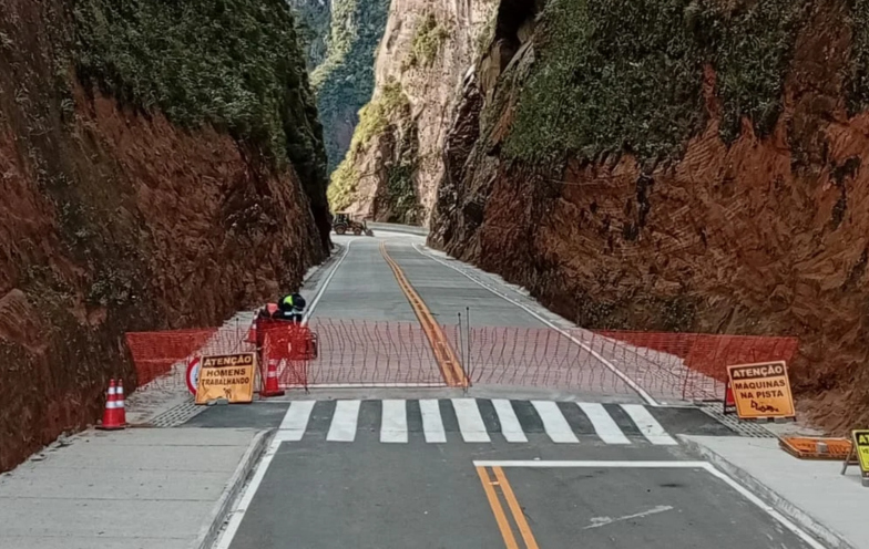 Obra histórica na Serra do Corvo Branco entra na última etapa de concretagem
