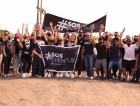O setor de eventos do sul protesta na BR-101
