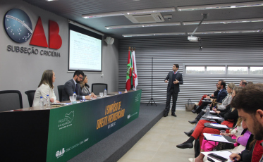 Subseção Criciúma OAB/SC recebe simpósio e reúne mais de 100 profissionais