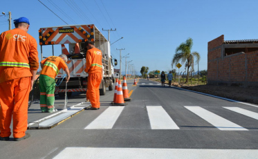 Dez ruas recebem sinalização em Morro da Fumaça