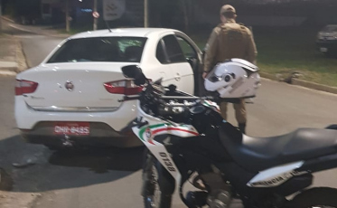 Carro roubado em Içara, atropelamento em Criciúma 