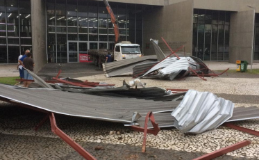 Prefeitura já iniciou os reparos no Paço Municipal