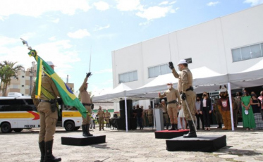 Polícia Militar Rodoviária realiza solenidade de troca de comando em Santa Catarina